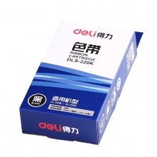 得力 DLS-220K 色帶框 黑色 適用DL-220B/DL-220D
