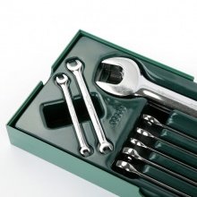 世達(dá) 09904 工具托組套-10件雙開口扳手及兩用扳手組套