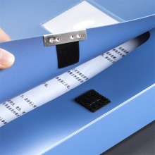 得力 5602 粘扣檔案盒 A4 藍(lán)色 35mm