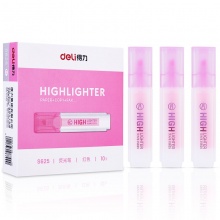 得力 S625 熒光筆 紅色 單支售