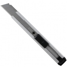 得力 2060 美工刀大號 18mm 銀灰