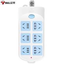 公牛 GN-603 單控六聯(lián)接線板插座 3米 新國際