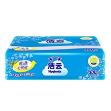 潔云 10240101 加韌壓花平板衛(wèi)生紙 300張/包 42包/箱 按箱銷售