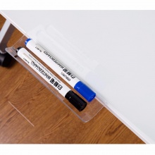 得力 8735B 磁性鋼化玻璃白板 600*900mm 白色