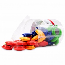 得力 8725 磁釘 φ30mm 混色 48粒/筒