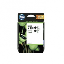 惠普 3WX02A 711B 墨盒雙支裝 黑色 適用（T520/T120）CZ133A升級版