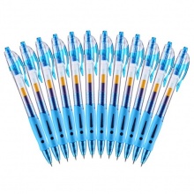 晨光 GP-1008 按動式中性筆 0.5mm 藍色 12支/盒 按盒銷售