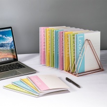 得力 7682 螺旋裝訂本 A5 混色 50頁(yè) 12本/封 按封銷售