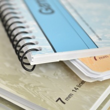 渡邊 SA7503/SA7506 螺旋裝訂本 A7 混色 50頁 24本/封 按封銷售