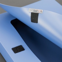 得力 5622 粘扣式檔案盒 A4 藍(lán)色 35mm