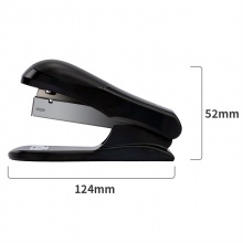得力 0305 輕巧便攜訂書機(jī) 12# 黑色 25頁