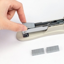 得力 0305 輕巧便攜訂書機(jī) 12# 白色 25頁(yè)