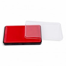 得力 9864 方形快干印臺 138*86mm 紅色