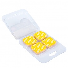 得力 33607 雙面透明膠帶 28mm*28mm*1mm 透明 20片/包