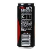 可口可樂 零度無糖 330ml*24罐/箱