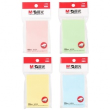 晨光 M＆G YS-09 多彩優(yōu)事貼便條紙  76*51mm (黃色、綠色、藍色、粉紅) 100頁/本