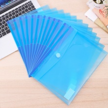 得力 5504 按扣式文件袋 A4 藍(lán)色 按個(gè)銷售