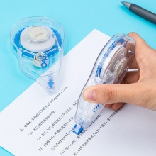 得力 8169A 修正帶 5mm*30M 藍色 5個/卡 按卡銷售