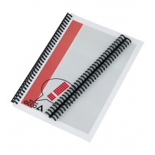 杰必喜 易扣得34孔裝訂機(jī)膠圈 12mm 黑色 50個(gè)/盒