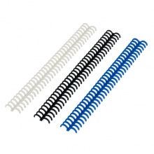 杰必喜 易扣得34孔裝訂機(jī)膠圈 8mm 黑色 50個(gè)/盒