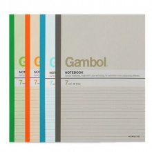 渡邊 WCN-G5407 無線裝訂本 A5 混色 40頁