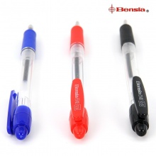 百能 10093055 按擎式圓珠筆 0.5mm 紅色