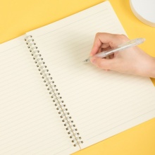 得力 LB580_PP螺旋本 B5 橫線款 80張 179*252mm