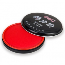 得力 9859 快干印臺 89mm 紅色