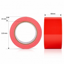 得力 52004 布基膠帶 60mm*20m*230μm 紅色 1卷/熱縮