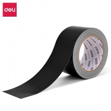 得力 52005 布基膠帶 60mm*20m*230μm 黑色 1卷/熱縮