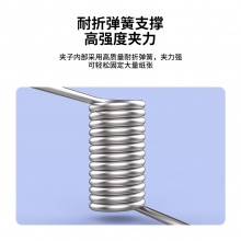 得力 9522 圓形鐵票夾 64mm 6只/袋