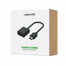 綠聯(lián) 60738 HDMI轉(zhuǎn)VGA轉(zhuǎn)換器 CM270 黑色