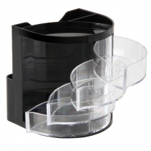 得力 9133 多功能筆筒 黑色