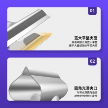 得力 9521 圓形鐵票夾 76mm 中號 6個/袋