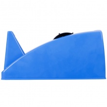 得力 812 透明膠帶切割器膠帶座 24mm 藍(lán)色