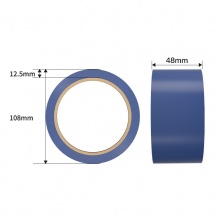 得力 JL302 PVC警示膠帶 48mm*33m*130μm 藍(lán)色
