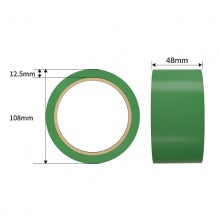 得力 JL301 PVC警示膠帶 48mm*33m*130μm 綠色