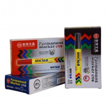 東洋 MK-168 單頭油性記號筆 2.2-2.8mm 紅色