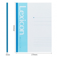 得力 7664 辦公無線裝訂本 B5 混色 60張