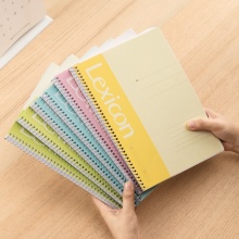 得力 7693 螺旋裝訂本 B5 混色 60張