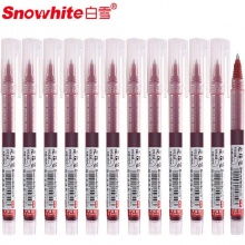 白雪 T15 大容量直液式走珠筆 0.5mm 紅色