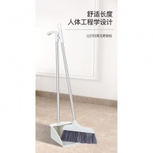 齊心 L245 掃帚簸箕套裝 灰白