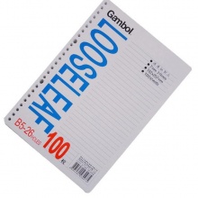 國(guó)譽(yù) WCN-LL0101N 活頁(yè)紙26孔 B5 100頁(yè) 白色