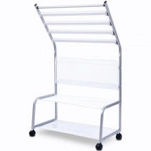 得力 9304 報刊架海量型 銀色