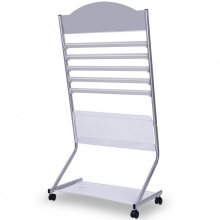 得力 9305 報刊架標準型 銀色