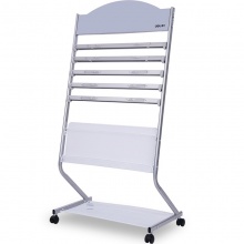 得力 9305 報刊架標準型 銀色