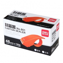 得力 801 封箱器 紅色