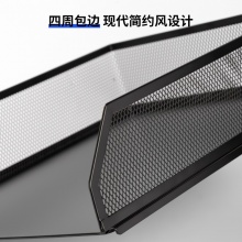 得力 PB260 四層大容量金屬文件盤 黑色