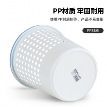 得力得心 9554 雙色圓形紙簍 天藍