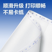 得力萊茵河 L241-4 電腦打印紙(1/2C彩色不撕邊) 1000頁/箱